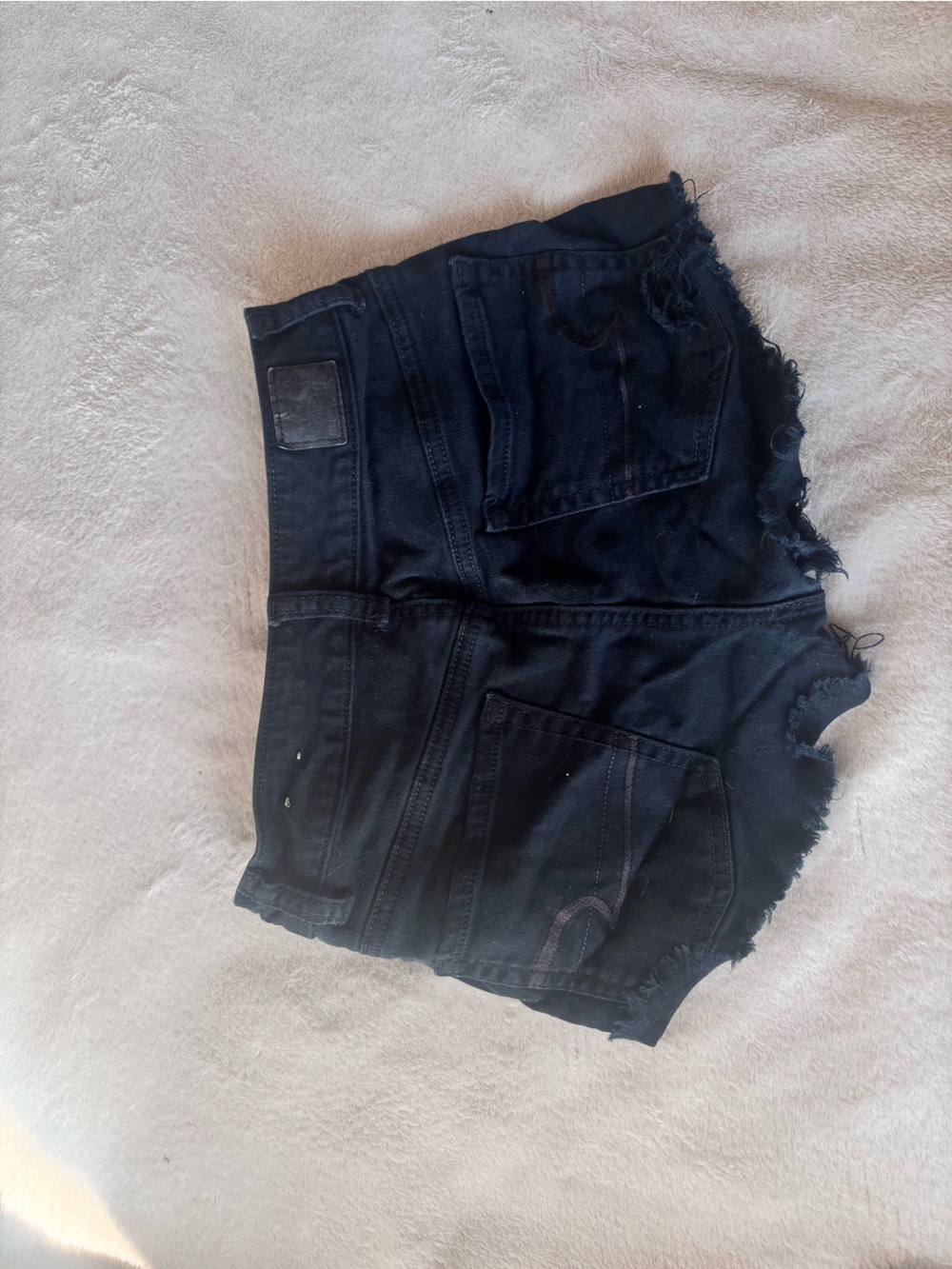 American Eagle Outfitters - Black Denim Shorts - Stretch - 0